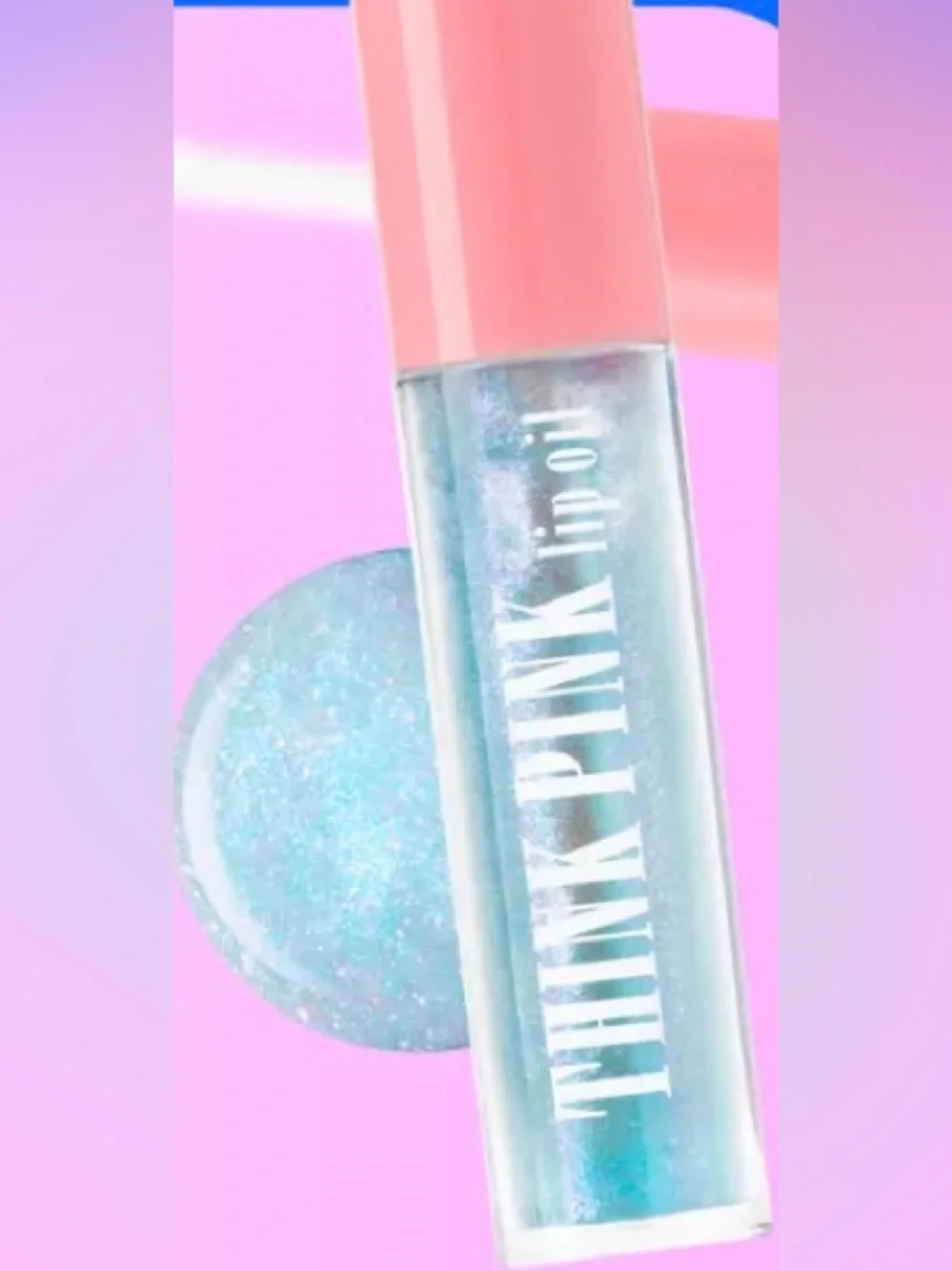 Dermacol Lip Oil Think Pink No. 05 Shade Shimmering Sheer Blue